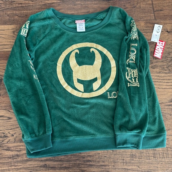 NWT Marvel Loki sweatshirt L - Picture 1 of 3